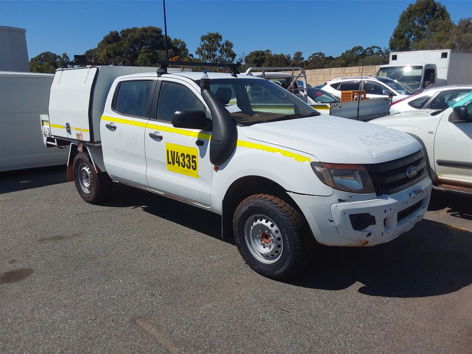 2012 Ford Ranger XL 4X4 PX Turbo Diesel Automatic Crew Cab Chassis ...