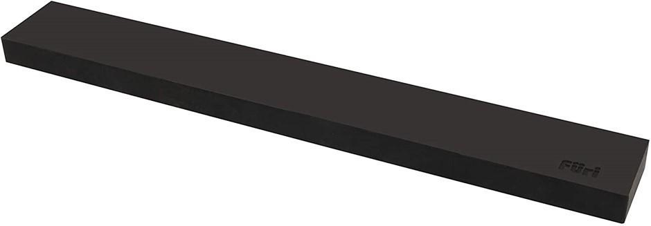 FURI 41360 Pro Magnetic Wall Rack/Knife Bar, Silicone Coated, Black, 36cm.