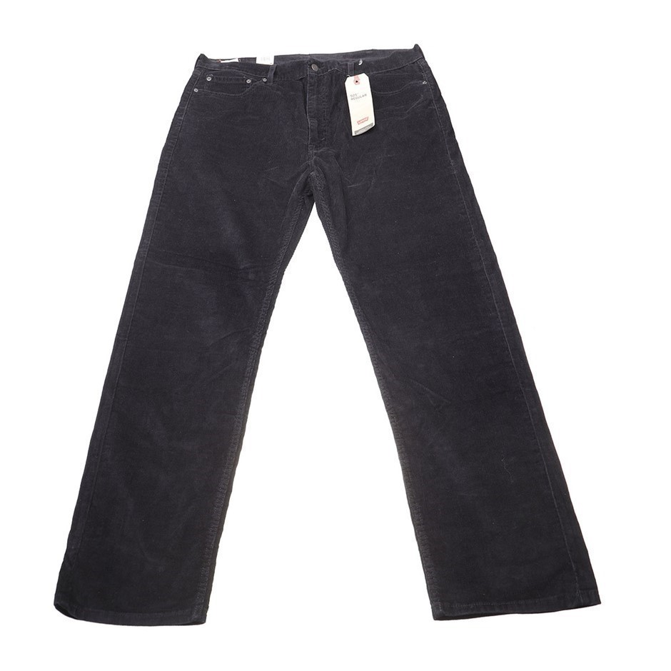 LEVI'S Men's 505 Regular Corduroy Pants, Size 38, Cotton/Polyester/Elastane