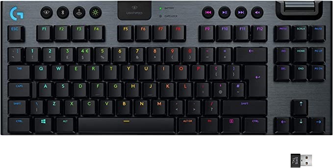 LOGITECH G915 TKL Tenkeyless Lightspeed Wireless RGB Mechanical Gaming Keyb