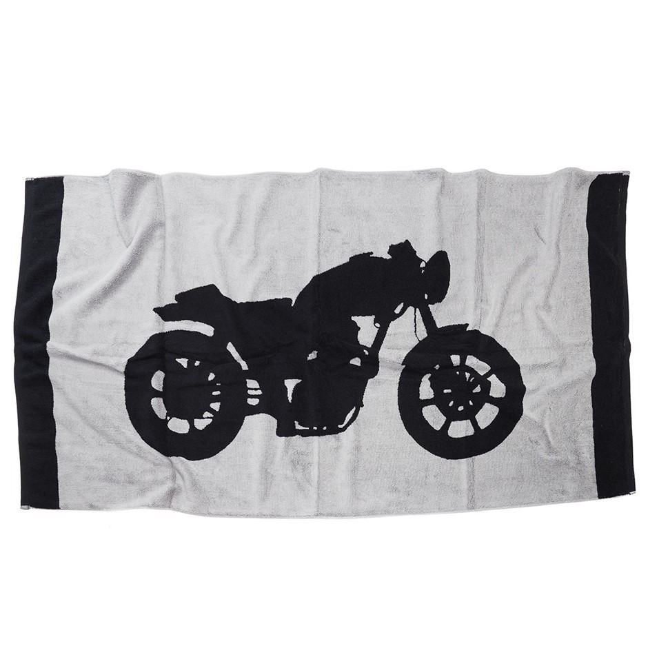 VICE & ANCHOR Beach Towel, 100% Cotton, Motorbike Design. Made in Australia