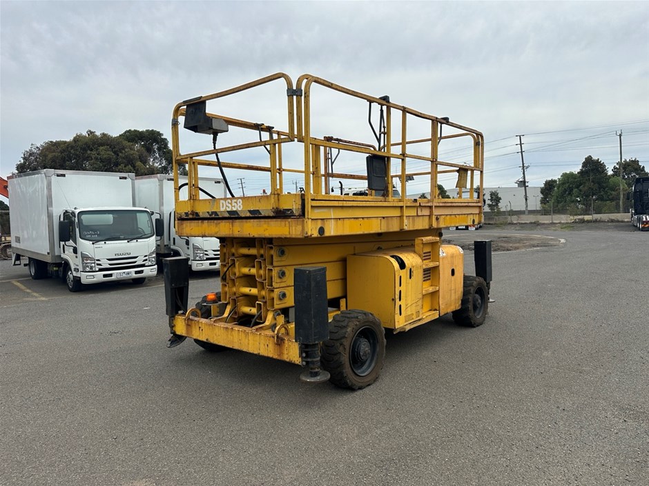 2005 Haulotte Scissor Lift and Manitou Telehandler