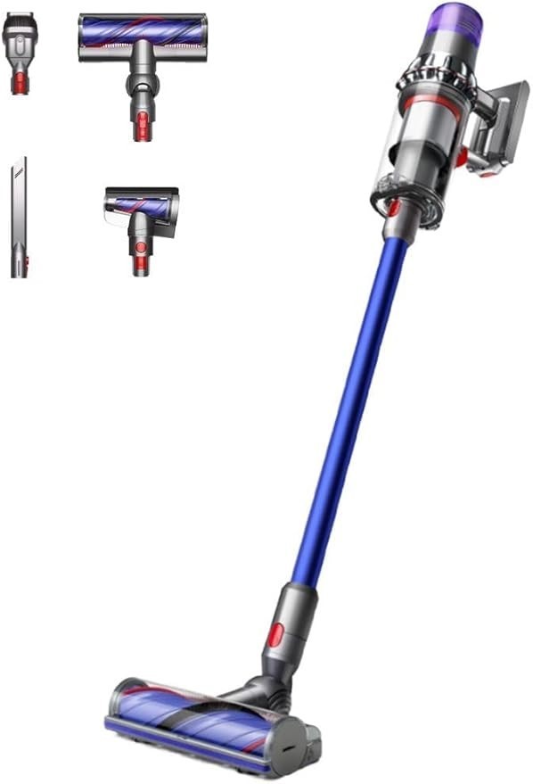 DYSON V11 Advanced Cordless Vacuum Cleaner, Nickel/Blue.