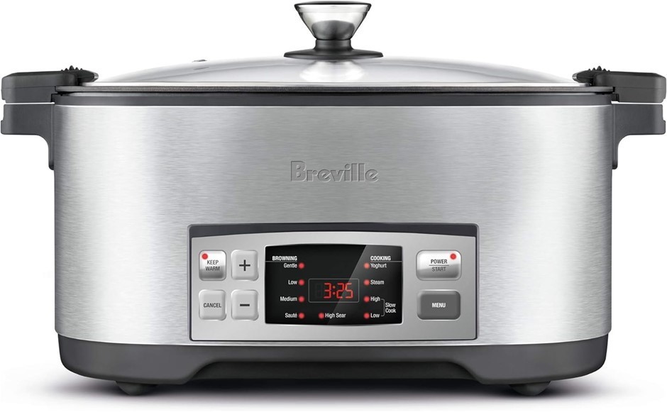 BREVILLE The Searing Slow Cooker, Model No.: LSC650BSS.