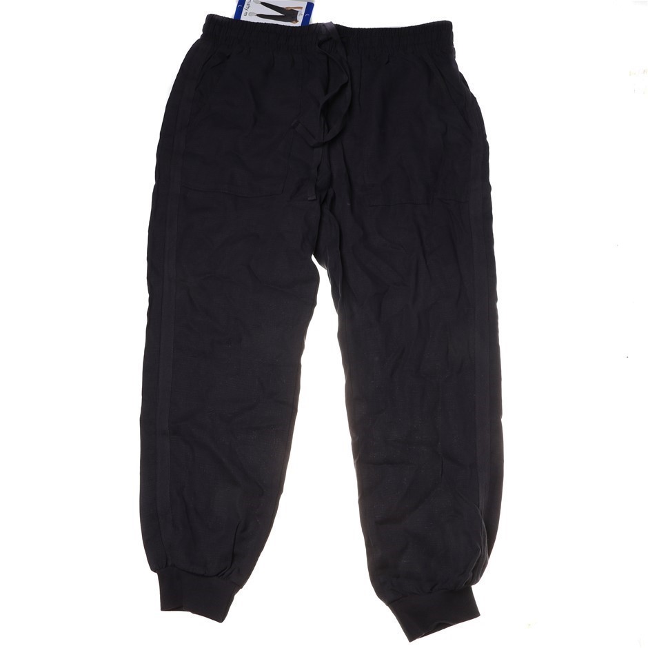 2 x MATTY M Women's Loose Pant, Size L, Lyocell/Linen, Charcoal. Buyers No