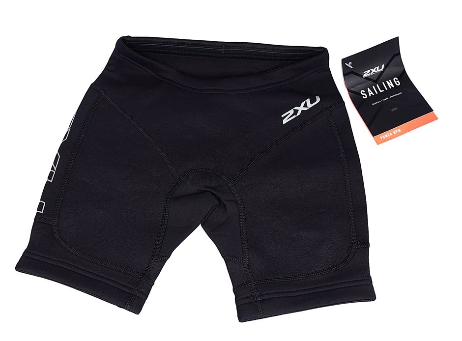 2XU Youth Girls High Performance Power Short, Size S, Black/Reflective.  Bu
