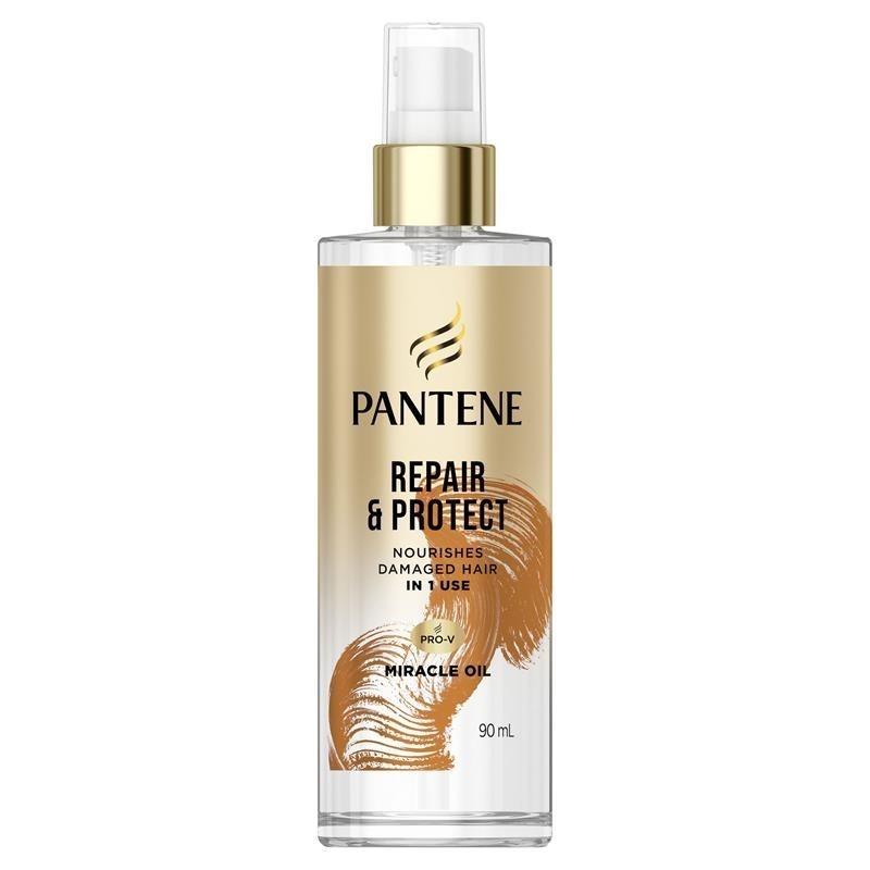 2 x PANTENE Repair & Protect Miracle Hair Oil, 90ml.