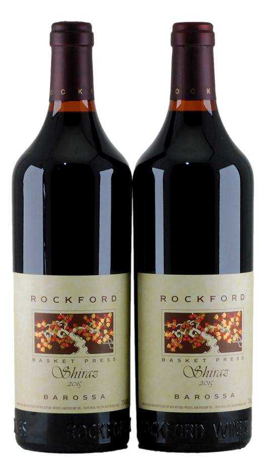 Rockford Basket Press Shiraz 2015 (2x 750mL), Barossa Valley. 5* Prov.