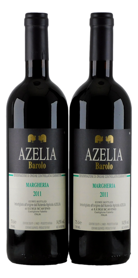 Azelia Margheria Barolo DOCG 2011 (2x 750mL), Italy. 5* Prov.