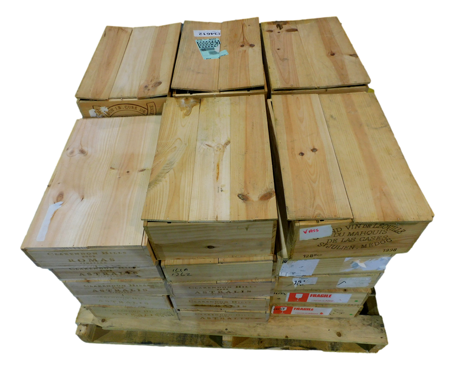 Plt of appox. 30 Boxes of Assorted Empty Wooden Boxes Auction (0006 ...