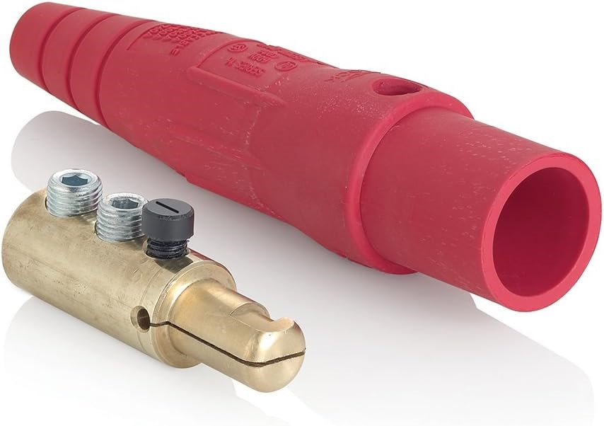 LEVITON 16D33-UR 16-Series Taper Nose, Female Plug, Contact, Double Set ...