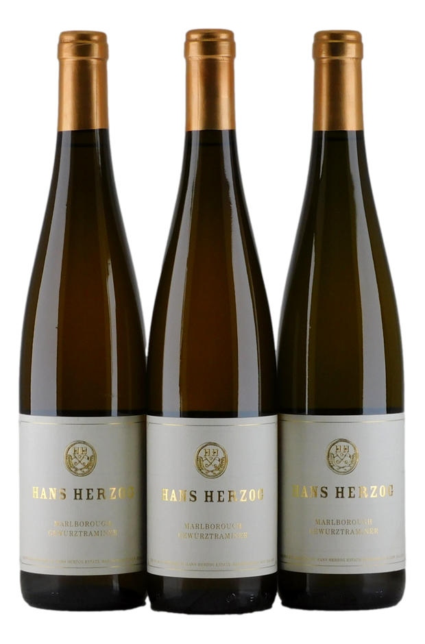 Hans Herzong Gewurztraminer 2010 (3x 750mL). Marlborough. 5* Prov.