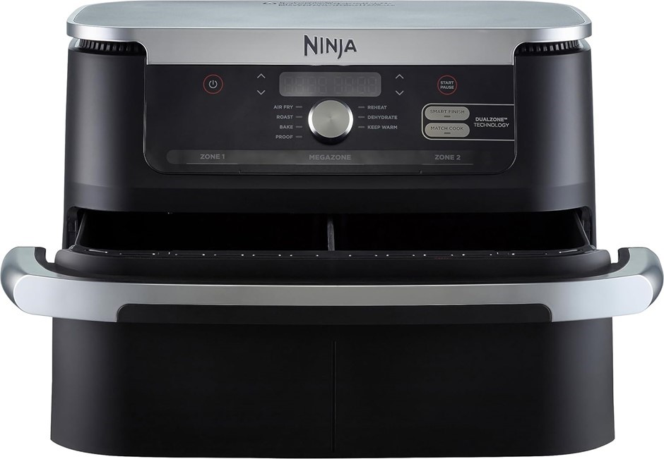 0007-5062779 · NINJA Foodi FlexDrawer Air Fryer, Dual Zone with Removable Divider, Large 1
