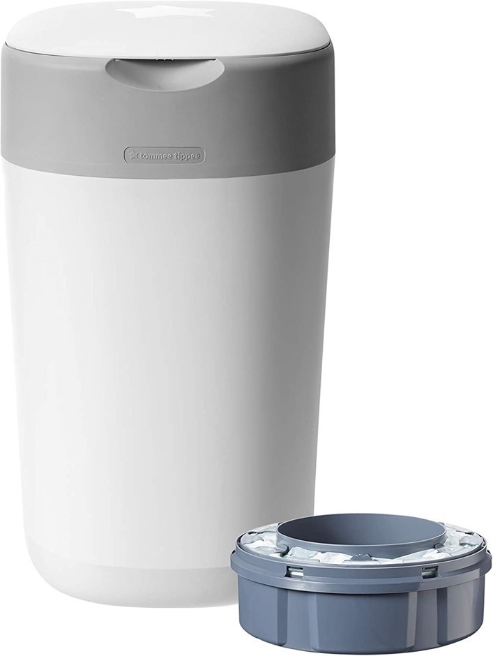 TOMMEE TIPPEE Twist and Click  Advanced Nappy Disposal Bin System Powered b