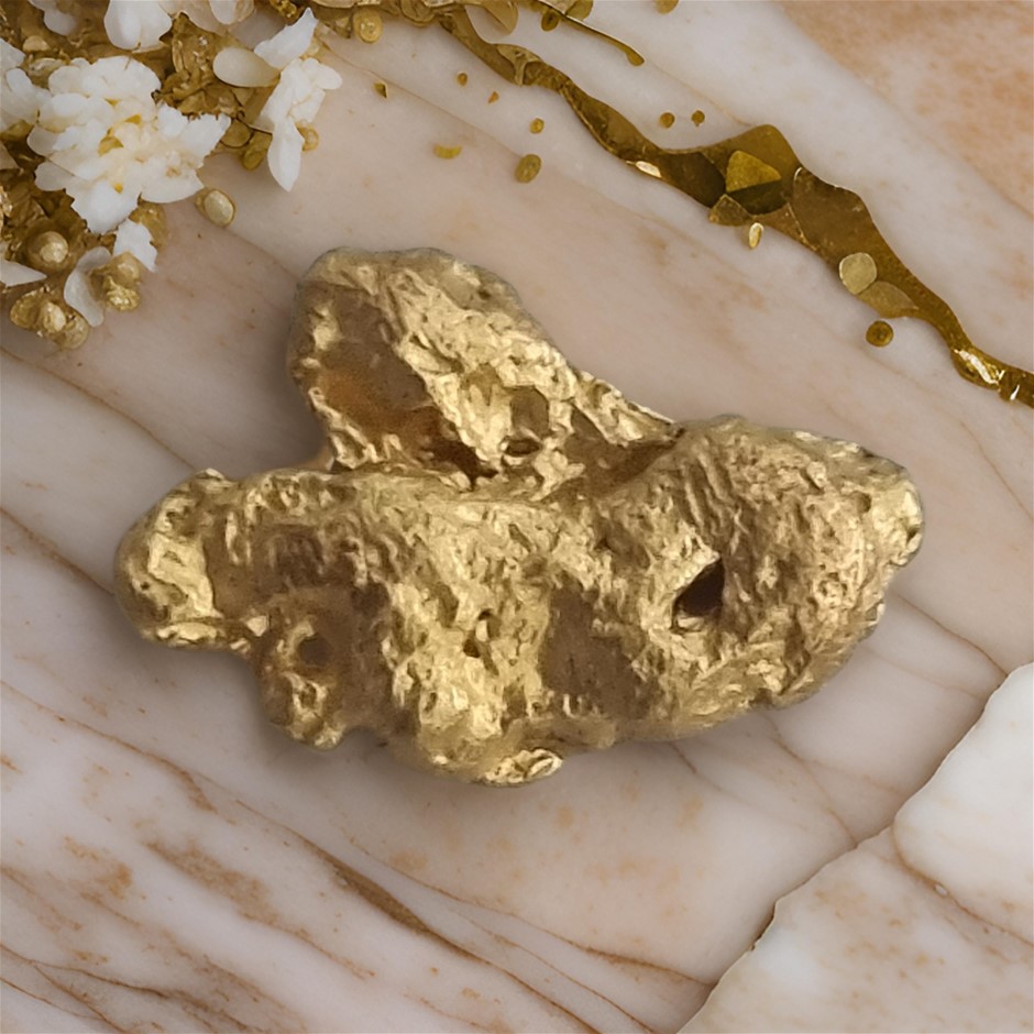 Australian  Natural Gold Nuggets From Western Australia 0.106g