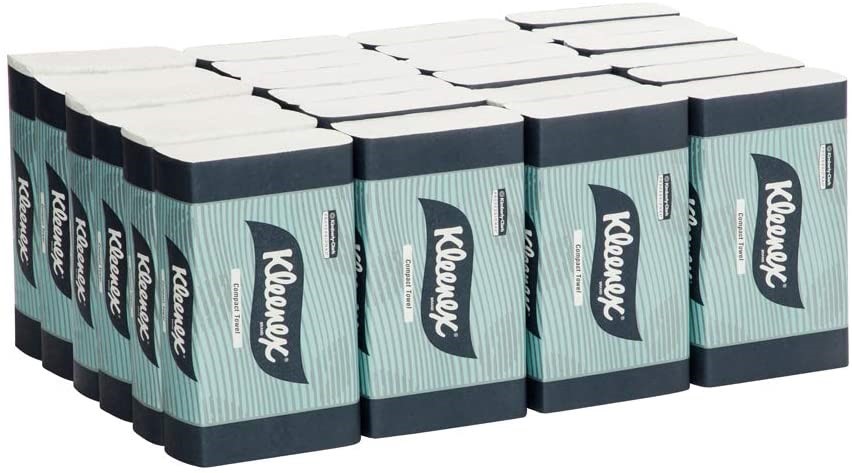 KLEENEX 4440 Compact Hand Towel, 90 Towels Per Pack, 24 Packs Per Case, Whi