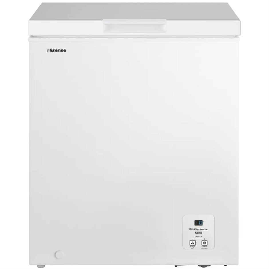HISENSE 145L Hybrid Chest Freezer HRCF146. NB: Has some dings.