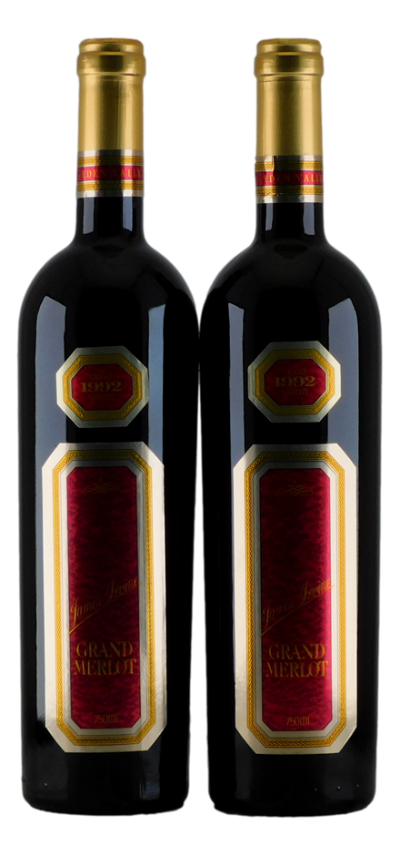 Irvine Grand Merlot 1992 (2x 750mL). Eden Valley 5* Prov.