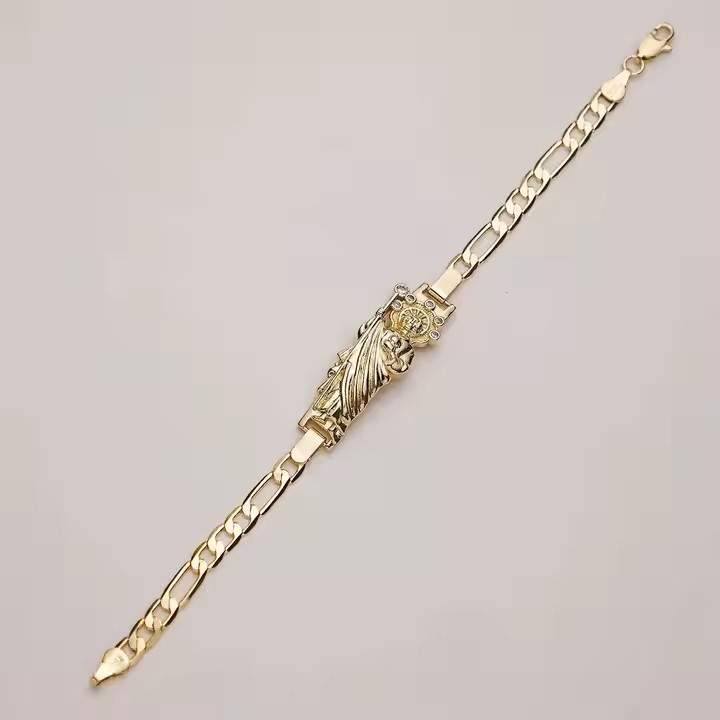 18K Yellow Gold-Filled (Stamped 750 &Italy) Bracelet