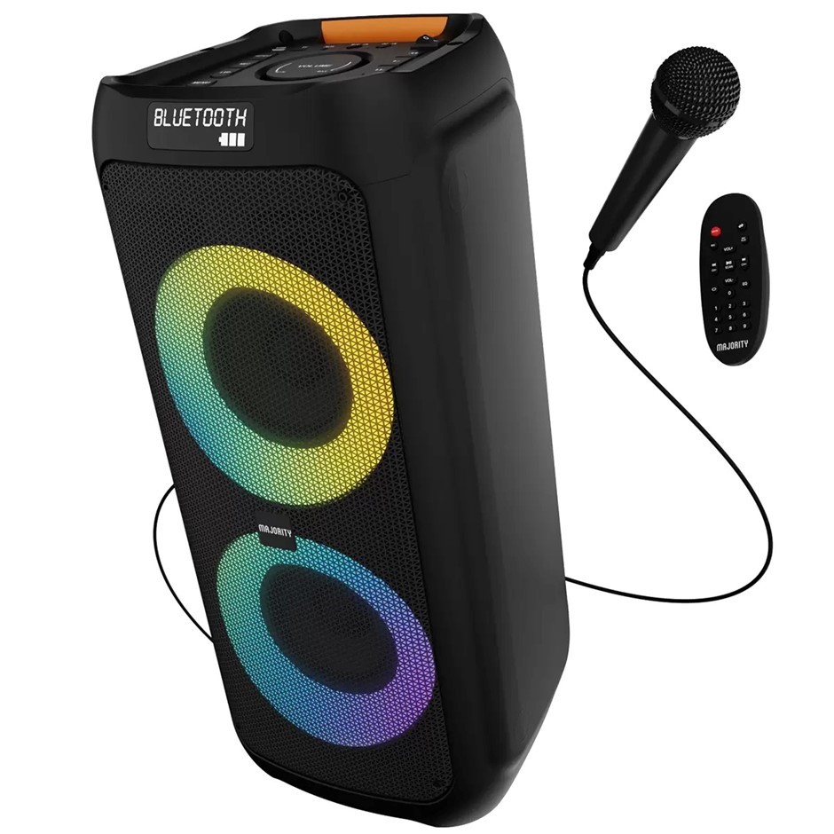 MAJORITY P300 Party Speaker 300W Karaoke & PA System, Model MY-1000002884.