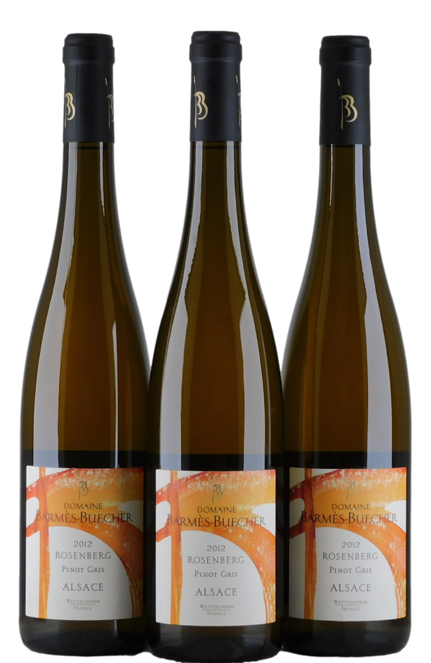 Domaine Barmes Buecher Rosenberg Pinot Gris 2012 (3x 750mL). Alsace 5* Prov