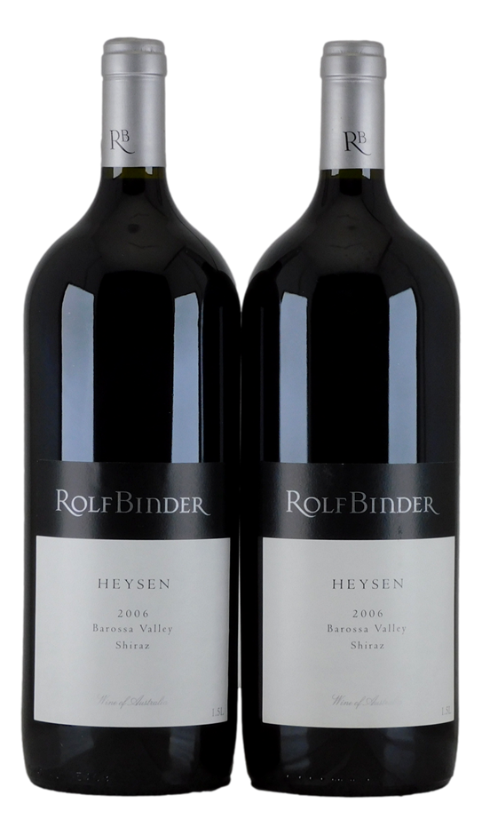Rolf Binder Veritas Heysen Vineyard Shiraz 2006 (2x 1.5L) Barossa. 5* Prov.