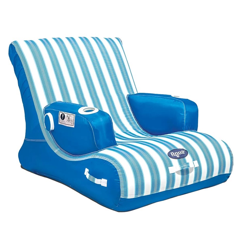 AQUA Pool And Patio Lounge, Blue. NB: Not in original packaging, condition