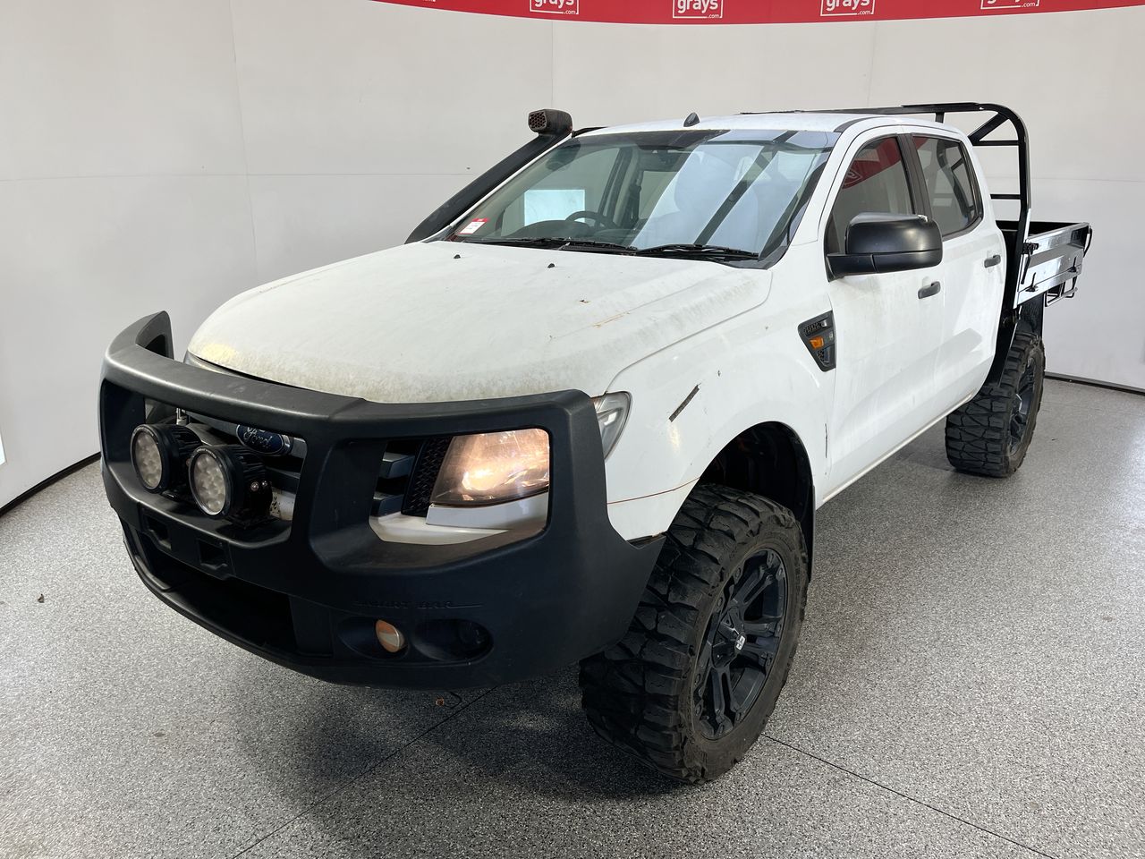 2014 Ford Ranger XL 4X4 PX Turbo Diesel Automatic Crew Cab Chassis ...
