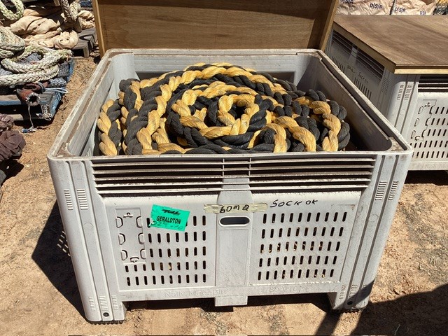 Crate Of Marine Rope With Crate Auction (0123-9057388) | Grays Australia