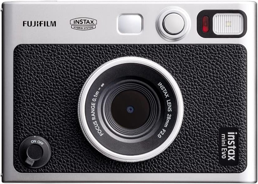INSTAX Mini EVO Instant Camera Black (USB-C).  Buyers Note - Discount Freig