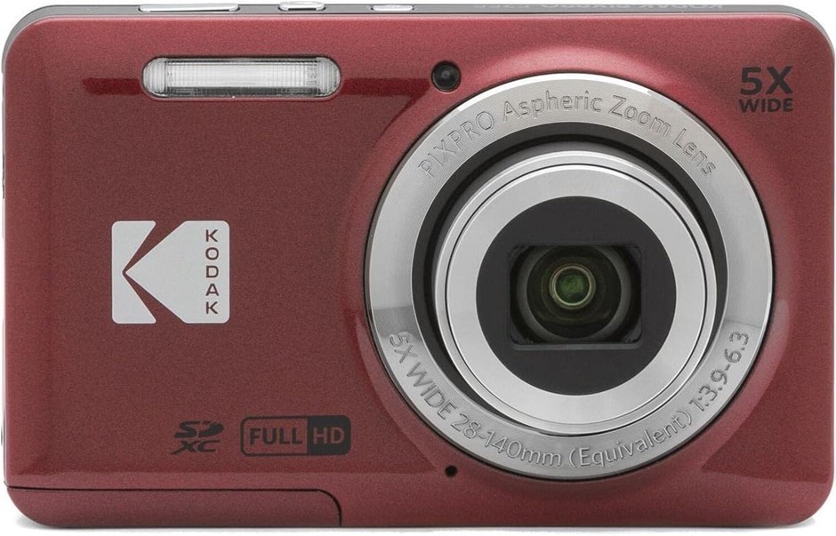 KODAK PIXPRO FZ55 Friendly Zoom Digital Camera, Red. Buyers Note - Discoun