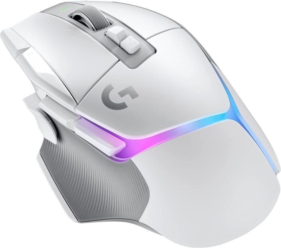 LOGITECH G502 X Plus Lightspeed Wireless RGB Gaming Mouse - White - LIGHTFO