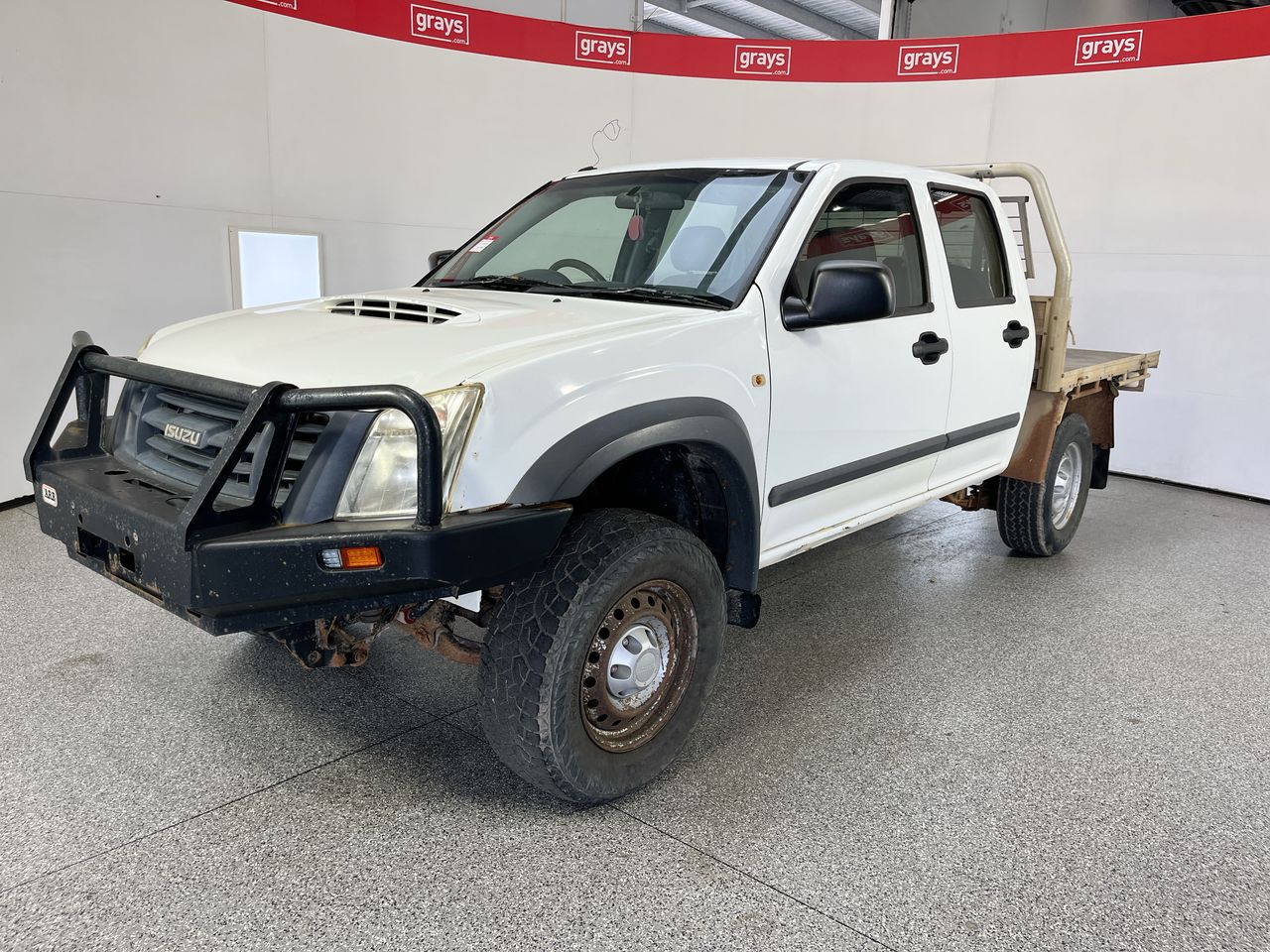 2011 Isuzu D-MAX 4X4 SX Turbo Diesel Manual Crew Cab Chassis