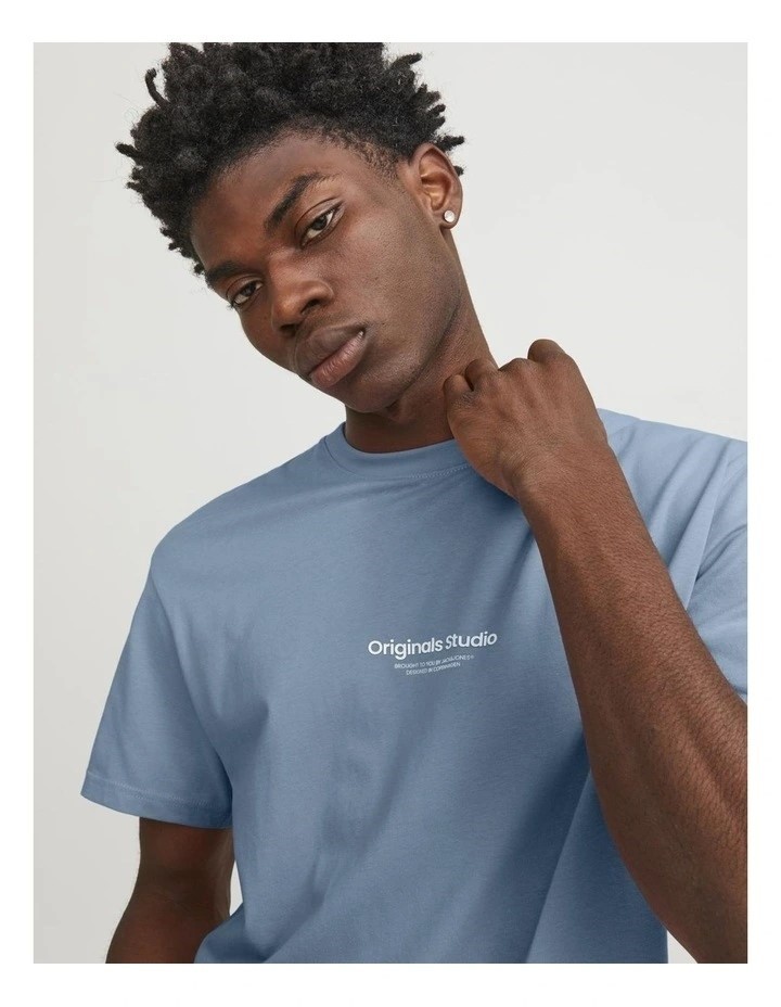 JACK & JONES Crew Neck Tee, Size L, Colour: Mountain Spring. NB: New With T