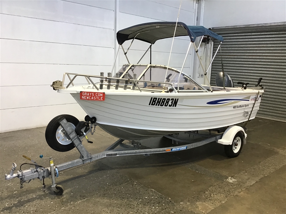 2006 STACER 460 SUNMASTER SPORTS 2008 Yamaha 4 Stroke 60HP