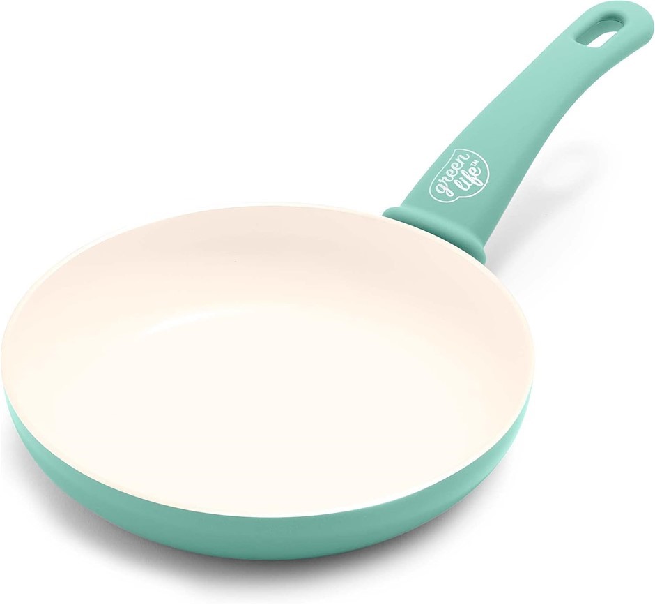GREENLIFE Soft Grip Healthy Ceramic Nonstick, 20cm Frying Pan, PFAS-Free, D