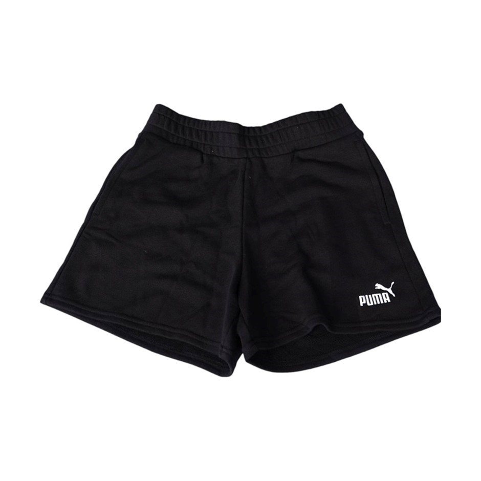 2 x PUMA Women's ESS 4" Shorts, Size XL, 68% Cotton, Black (01), 183618. B