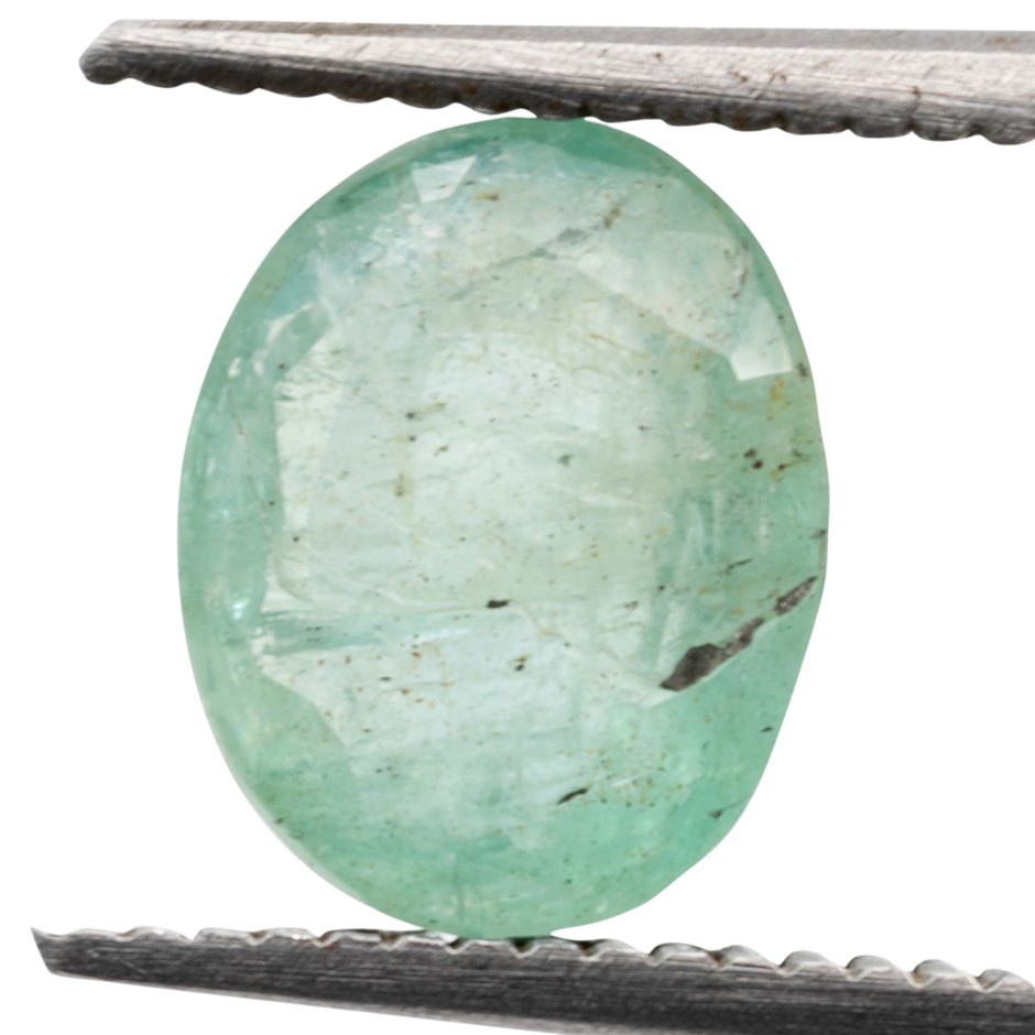 1.04ct Radiant Natural Emerald - Oval Cut