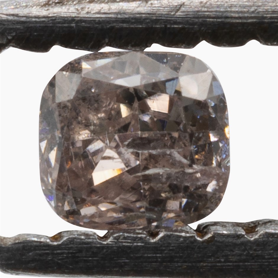 0.08ct Untreated Natural Pink-Champagne Diamond