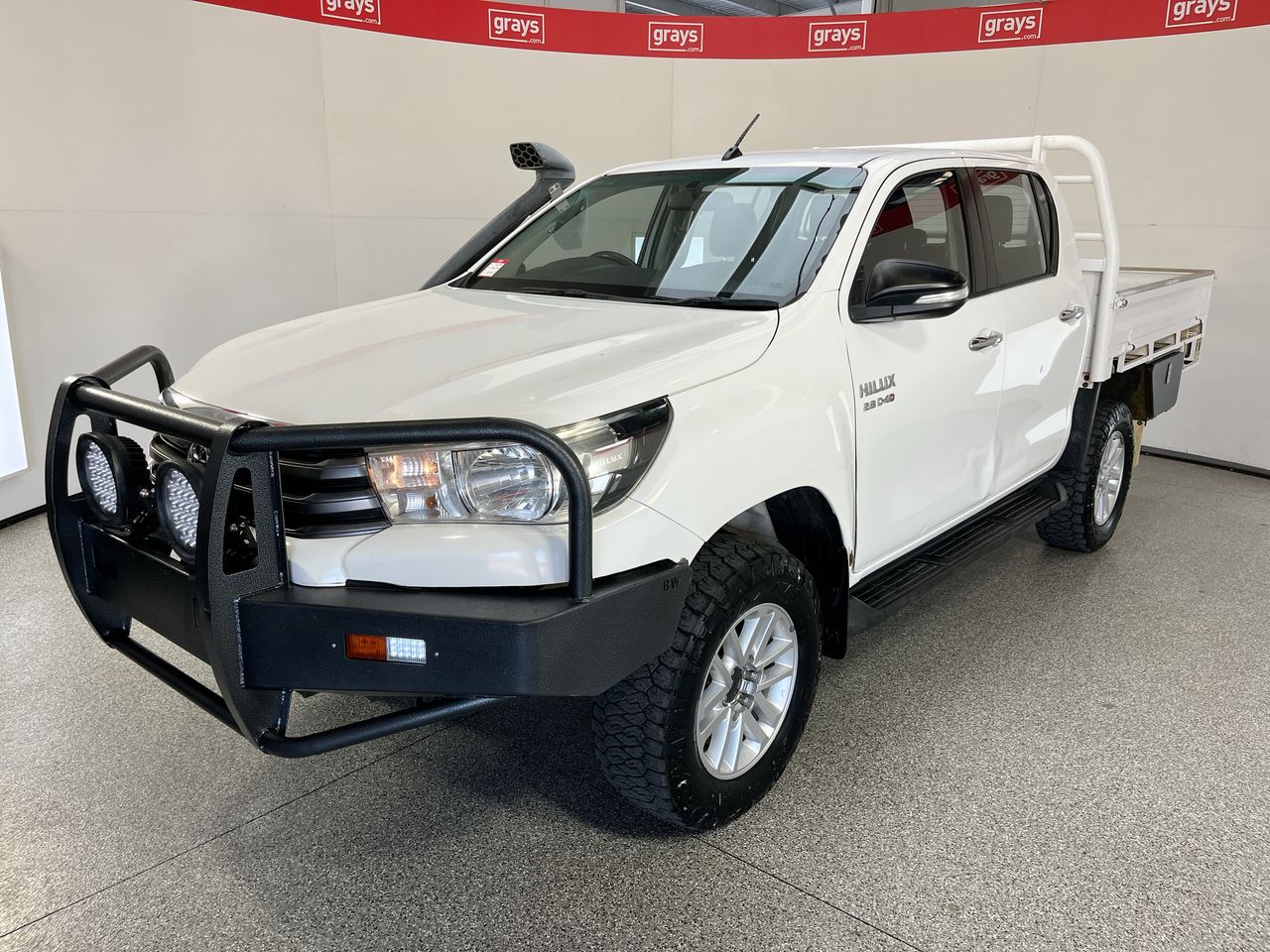 2015 Toyota Hilux SR (4x4) GUN126R Turbo Diesel Manual Crew Cab Chassis