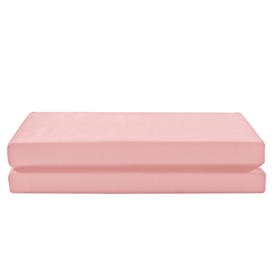 1200 Thread Count Egyptian Cotton Flat Sheet | Soft Pink | Double