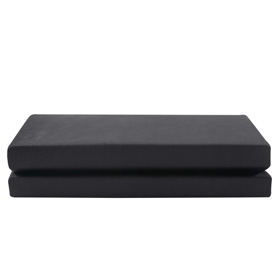 1200 Thread Count Egyptian Cotton Flat Sheet | Charcoal | King Single