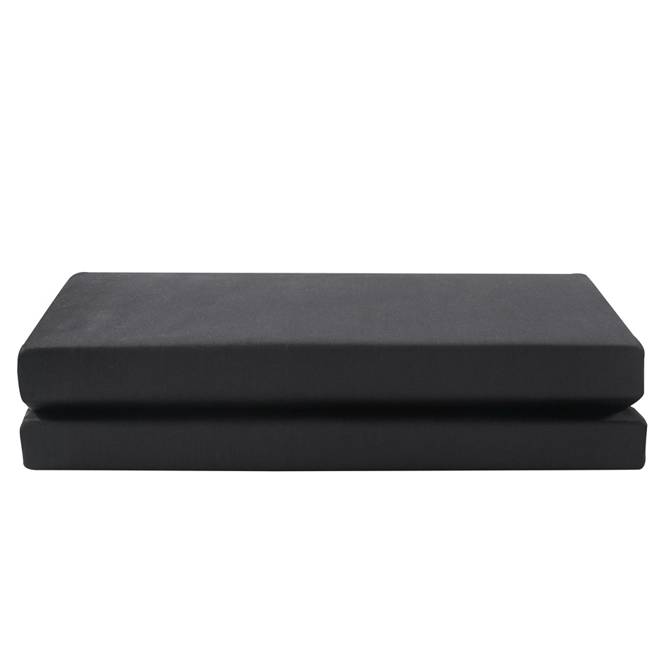 1200 Thread Count Egyptian Cotton Fitted Sheet | Charcoal Grey | Single