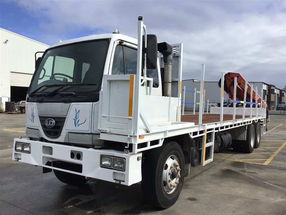 No Reserve 2003 Nissan UD PKC 215 6x2 Tray Body Truck