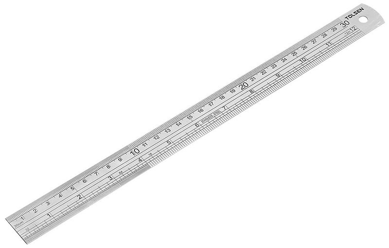 Tolsen Pack Of 5 Stainless Steel Ruler