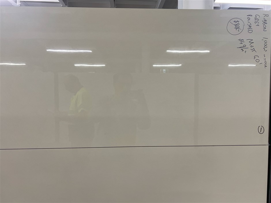 Pallet of Ribbon Grey Pol 600x1200x10 Tile Auction (0002-5060040 ...