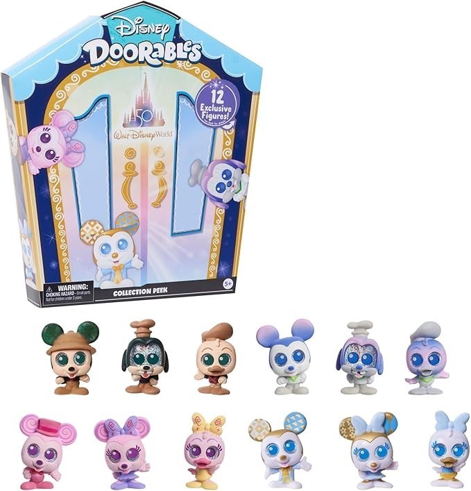 Disney Doorables 50th Anniversary Collector Set, Amazon Exclusive Kids Toys