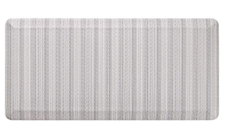 Town & Country Living Comfort Gel Kitchen Mat, 20" x 42", Chevron. NB: Prin