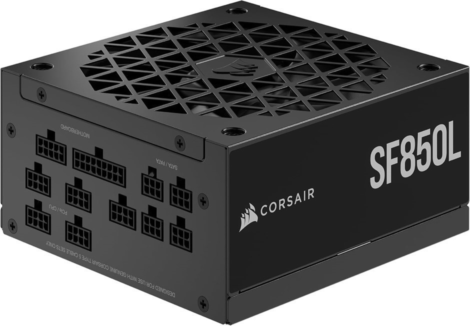 CORSAIR SF850L Fully Modular Low-Noise SFX Power Supply - ATX 3.0 & PCIe 5.