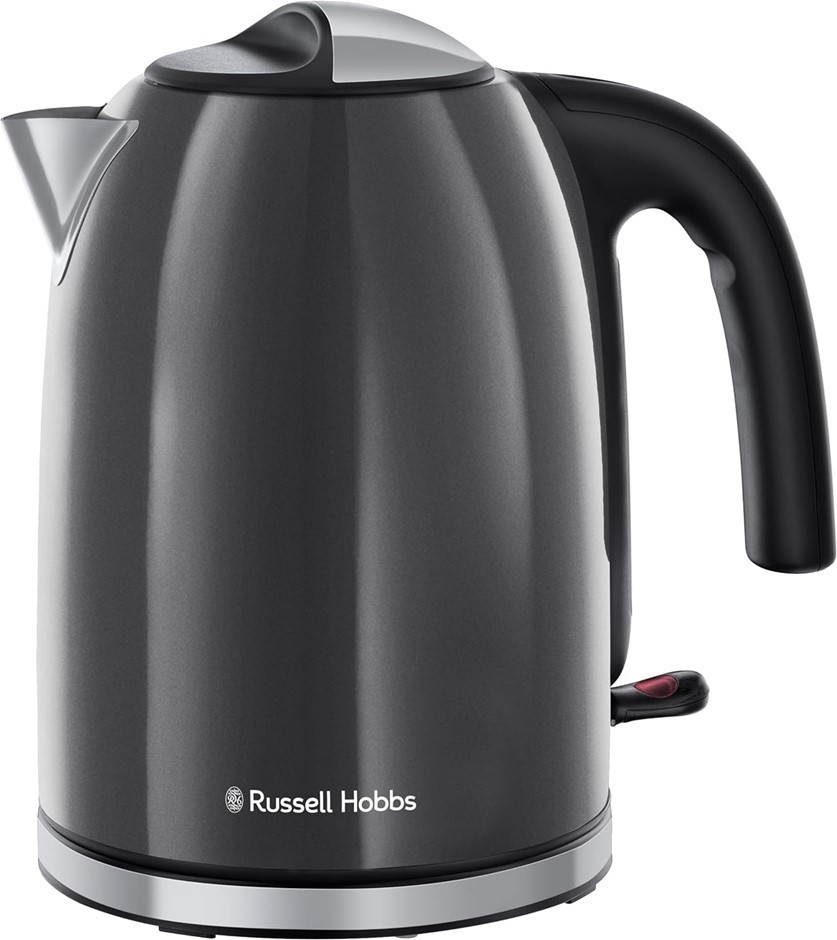 RUSSELL HOBBS Colours Plus Grey Kettle, RHK2041STG, 1.7l Capacity, Perfect
